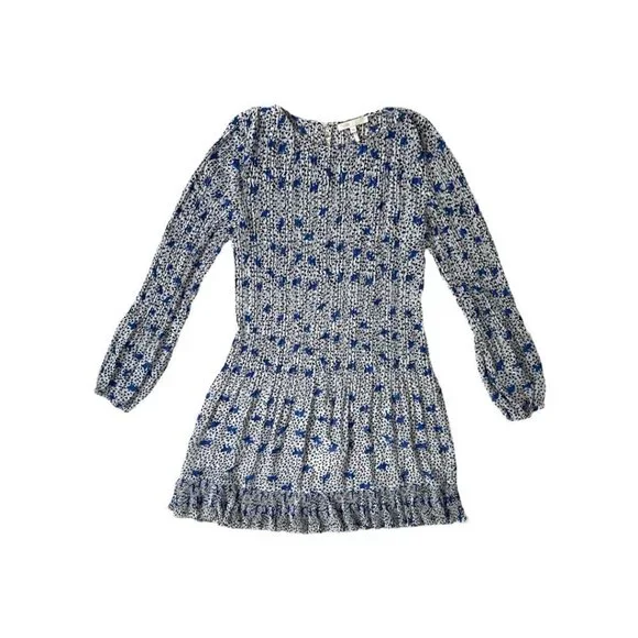 maje white and blue dress Bec and Bridge - Agathe Diamond Maxi Blue